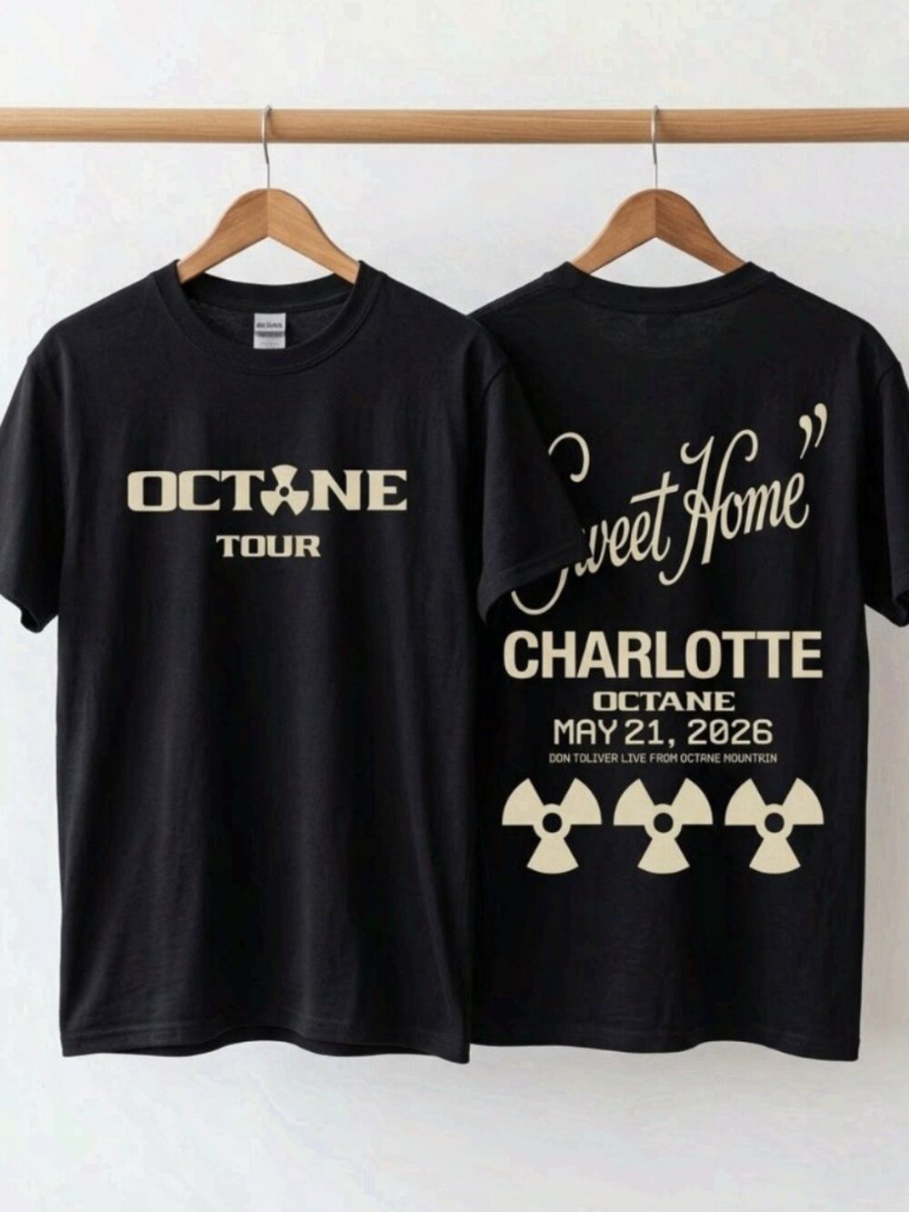 Don Toliver Octane Sweet Home Charlotte May 21 2026 Double Sided T-Shirt Reprint